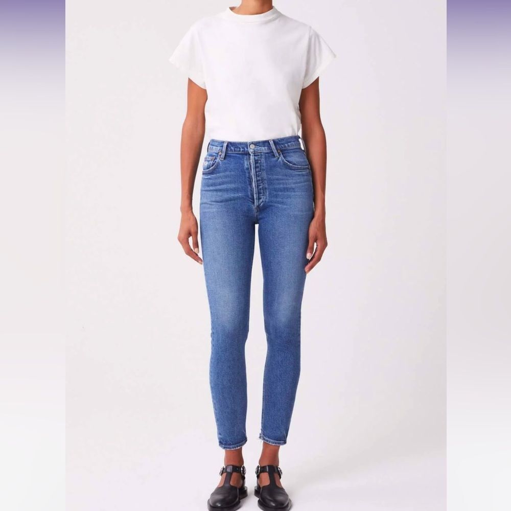AGOLDE Nico High Rise Slim Fit in Betray
